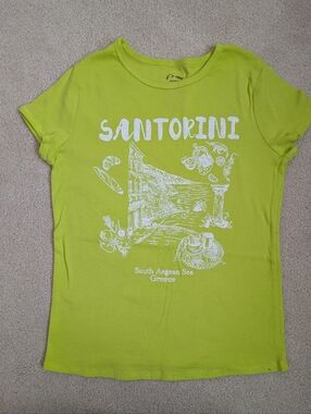 Girls T-Shirt Santorini NWOT